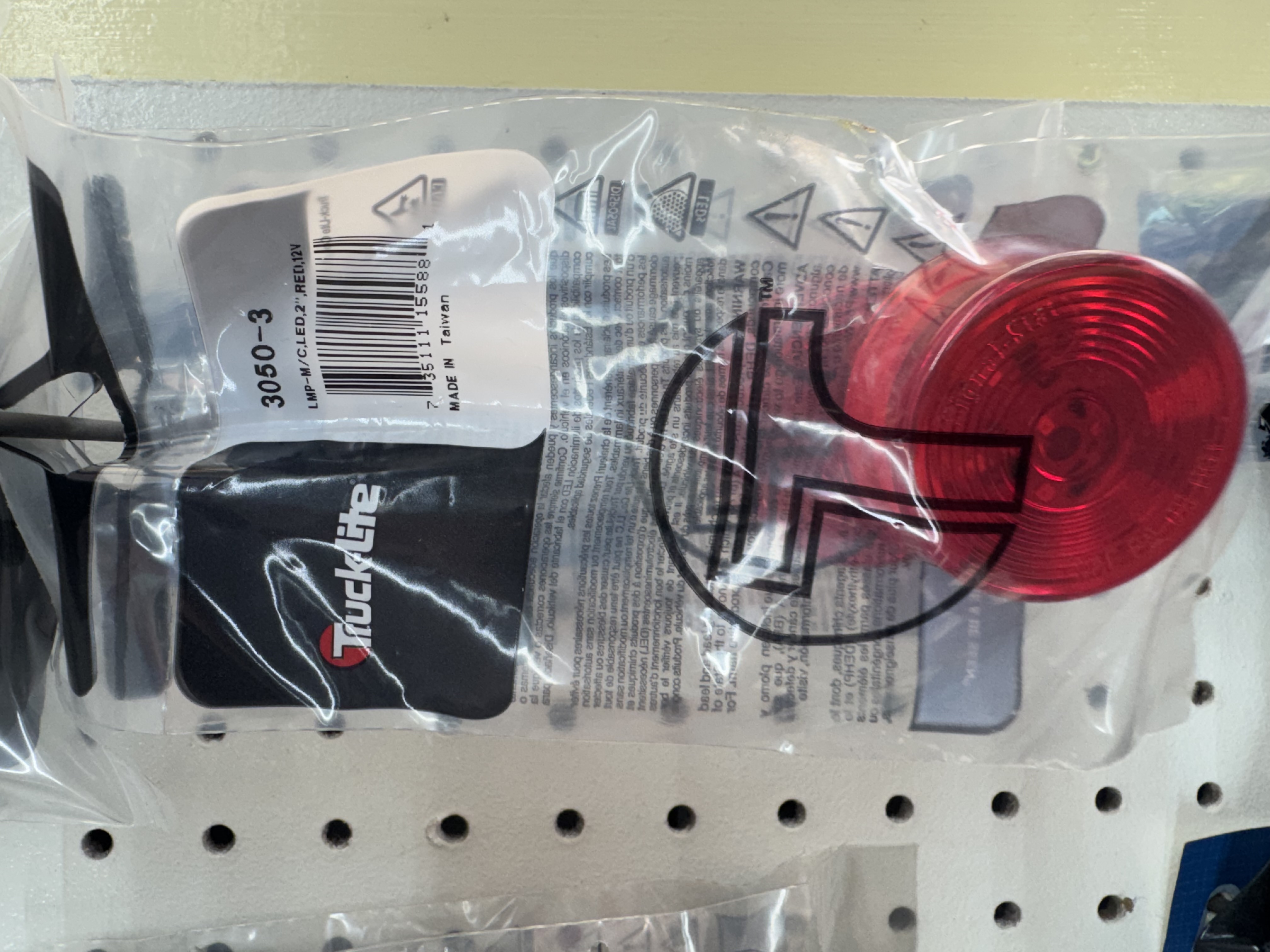 2" LED Red