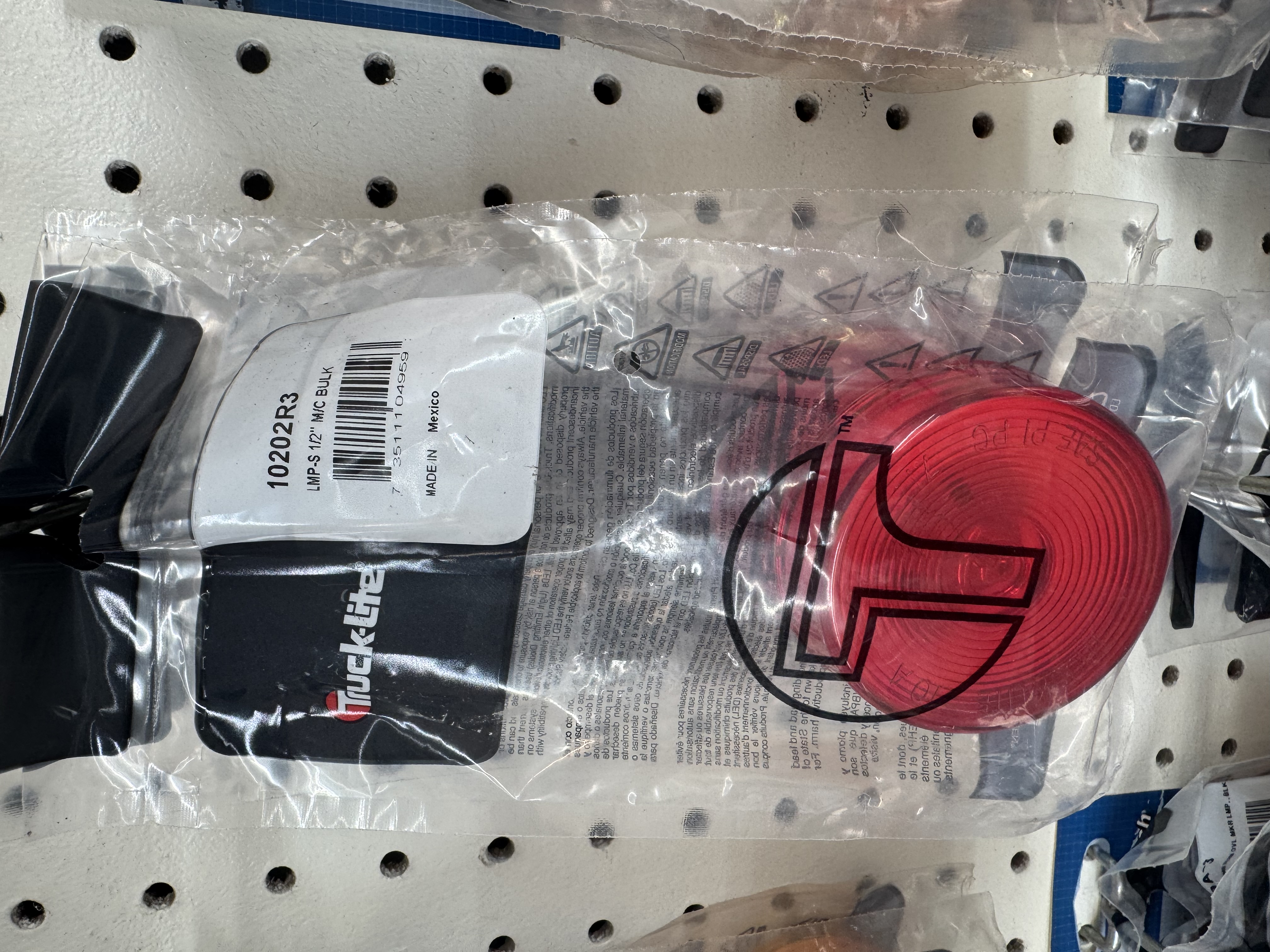 1/2" Red Marker/Clearance light